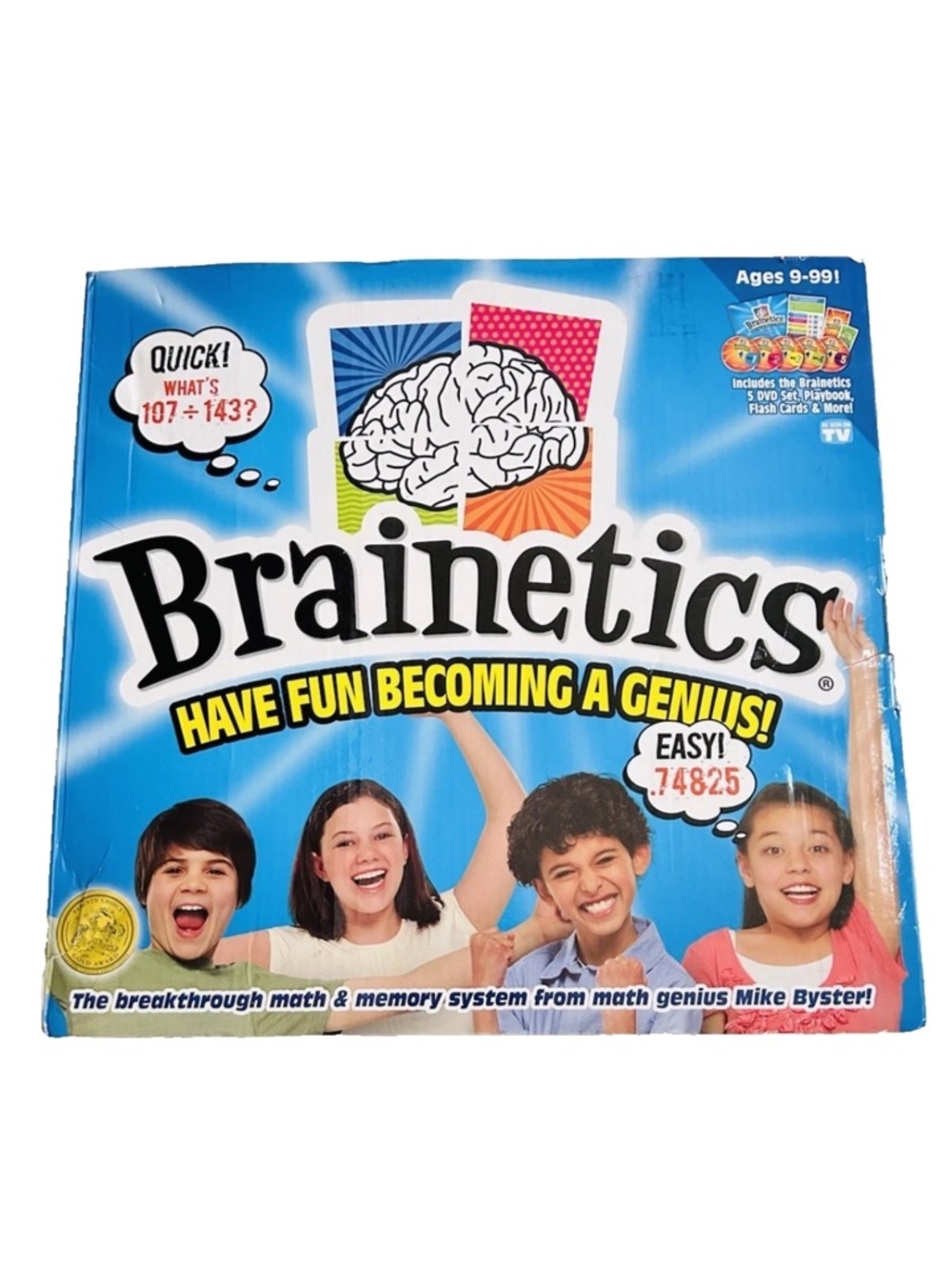 Mike Byster Brainetics Breakthrough Math and Memory System Educational Game